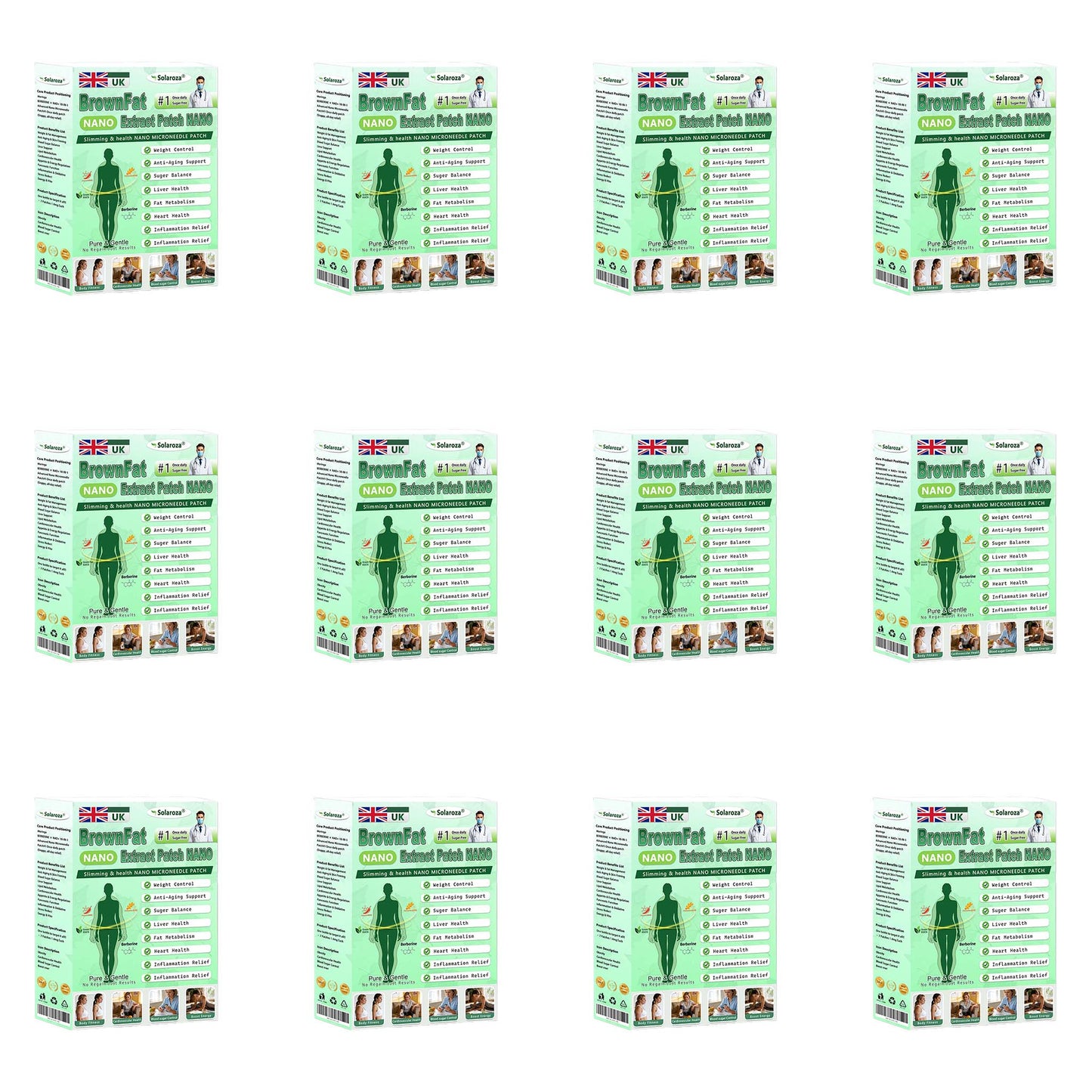 🌟Official Store | 🍋Solaroza® Moringa & Berberine 10-IN-1 Advanced Nano Microneedle 1 Patch (Once Daily, visible changes in 7 days) ✅ Obesity, Diabetes, Sleep Apnea, And Joint Issuess-3