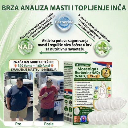 🌟 Zvanična prodavnica | 🍋Solaroza® Moringa & Berberine 10-U-1 Napredni Nano Mikronigling Flaster 1 Komad (Jednom dnevno, vidljive promene za 7 dana) ✅ Gojaznost, Dijabetes, Apneja u snu i Problemi sa zglobovima-3