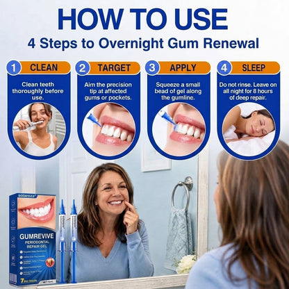 🎁🦷🛡️  Solaroza®  GumRevive Advanced Gum Care & Repair Gel🌞