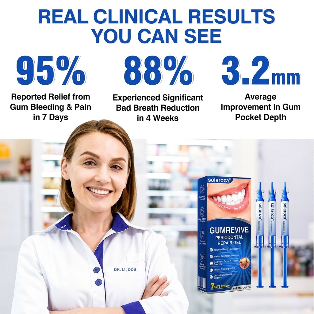 🎁🦷🛡️  Solaroza®  GumRevive Advanced Gum Care & Repair Gel🌞